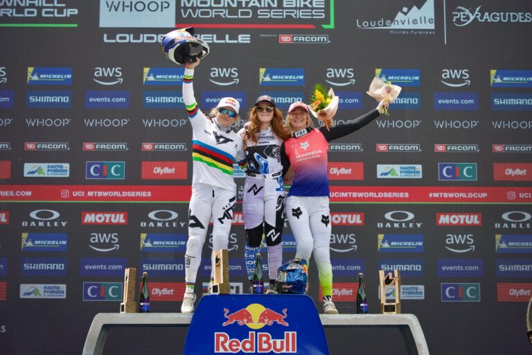 Gracey Hemstreet (CAN), Valentina Höll (AUT) and Tahnee Seagrave (GBR)
